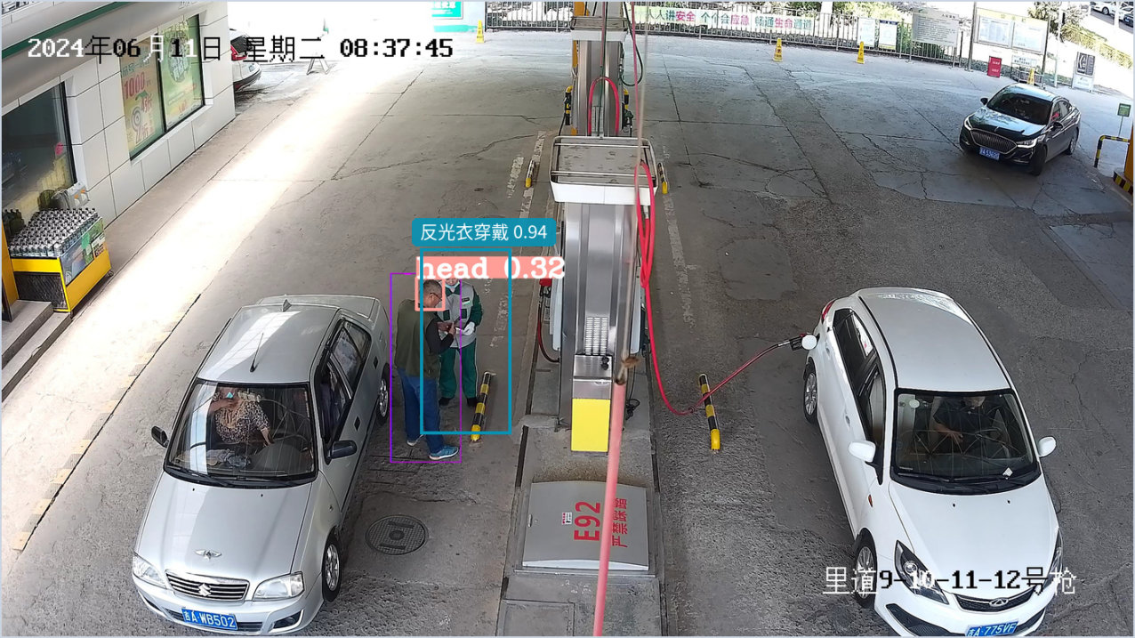 视觉算法识别测试图示